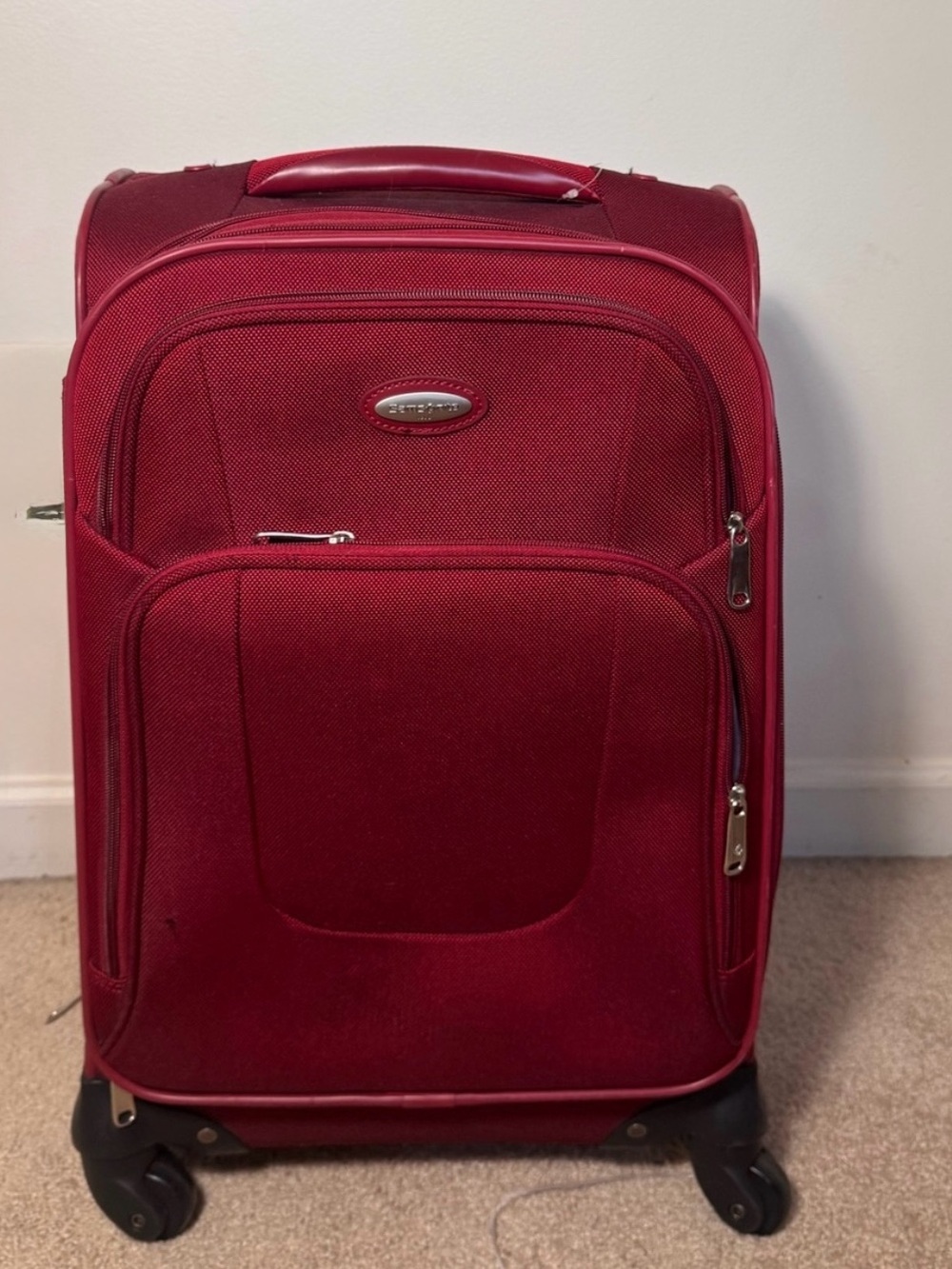 Samsonite Red Spinner Carry-On Luggage